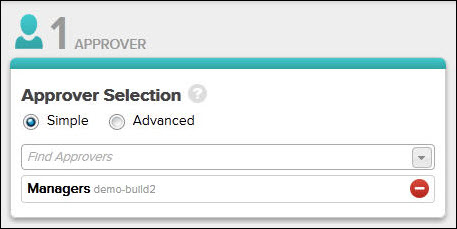 Edit Approver dialog
