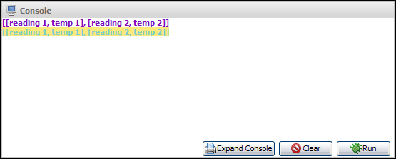 string output example