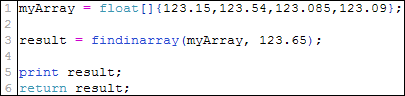findinarray example