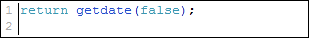 getdate example