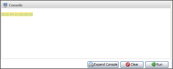 getdate output example