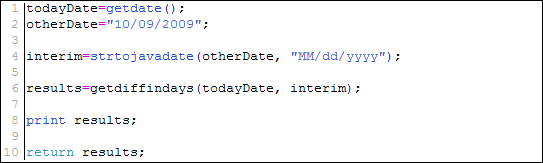 getdiffindays example