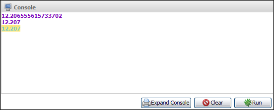 hypot output example
