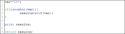 if statement example
