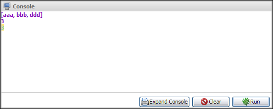 remove output example