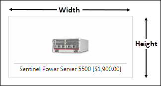 Image frame size example