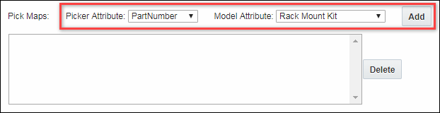 Add a Pick Map Relationship