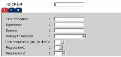 Tabbed Array example