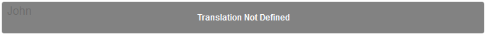 tanslation not defined