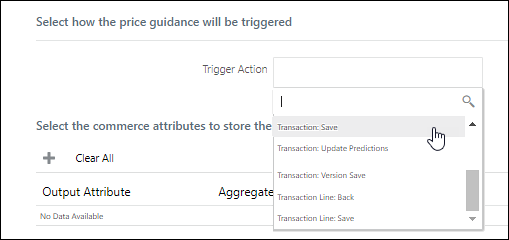 Select Trigger action