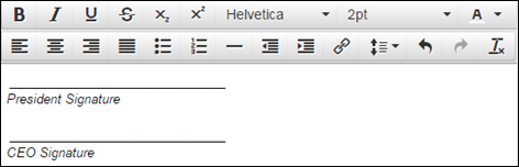 Hidden eSignature signer tags