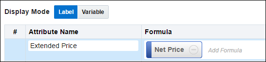 Drag & drop the Net Price attribute into the formula bar