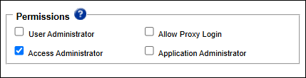 Access Administrator Permission