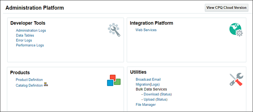 Administration Platform