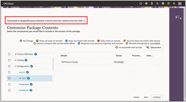 View Differences Between Remote and Target Site
