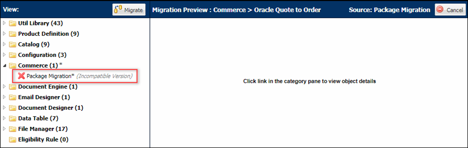 Cross Version Migration