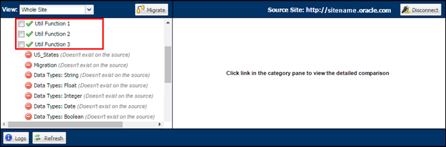 source and target functions are the same