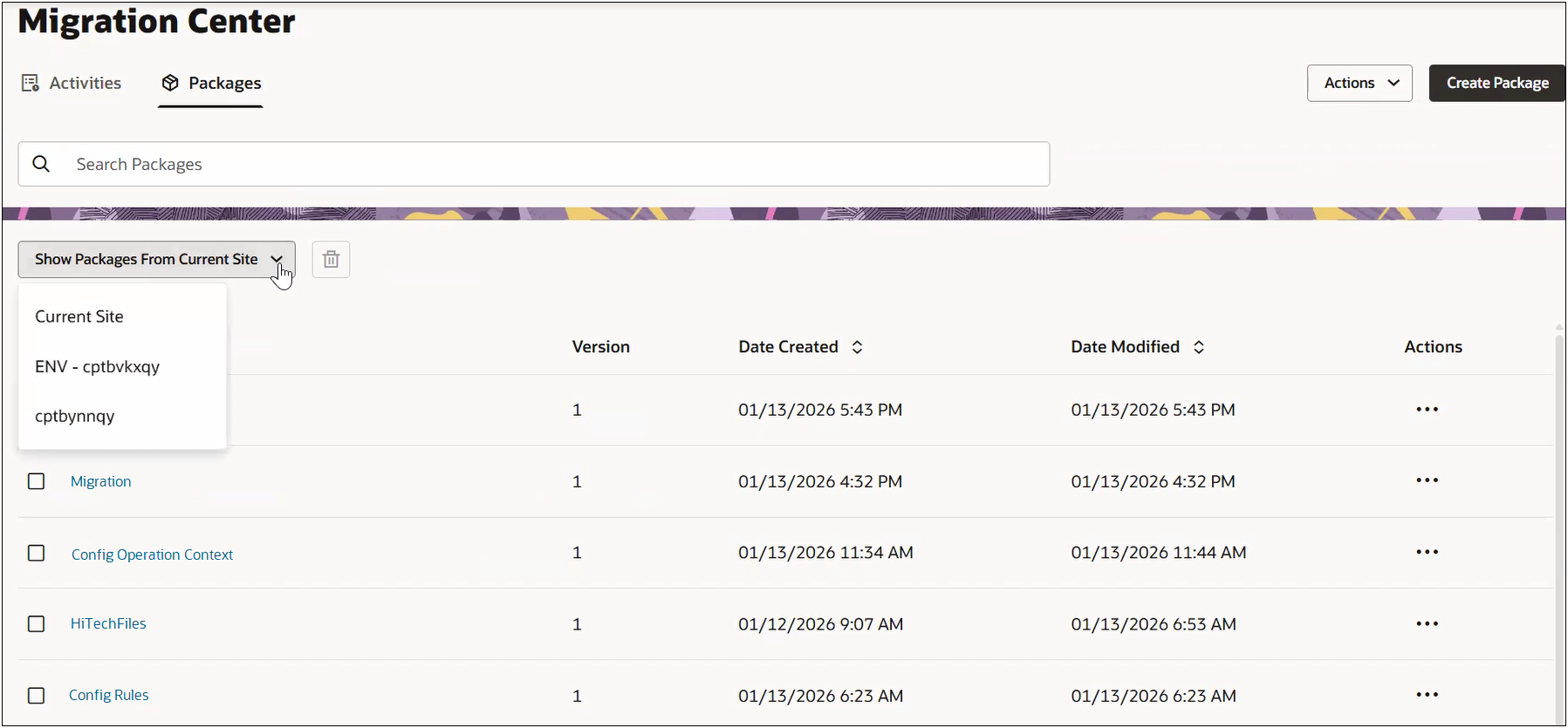 Show Current Site Packages
