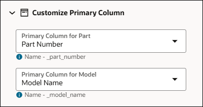 Customize Primary Column