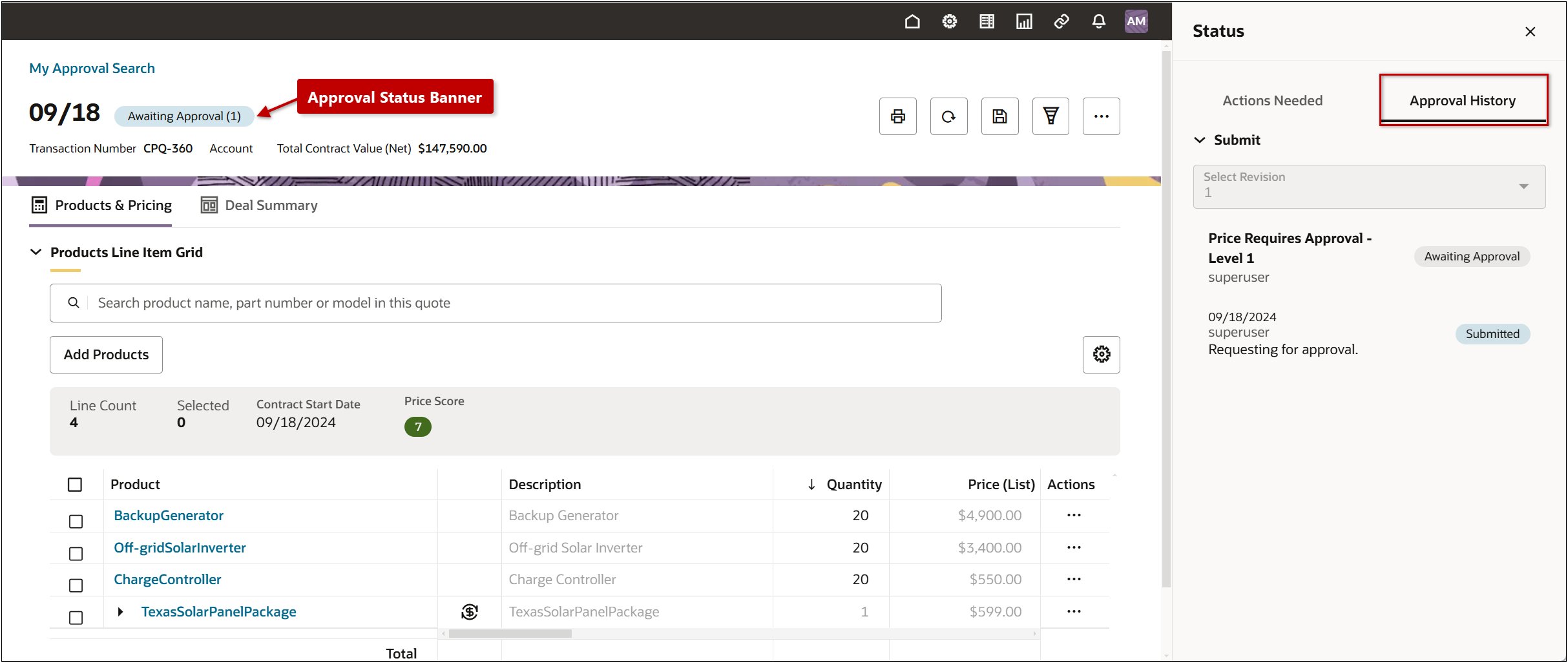 Redwood - Approval History