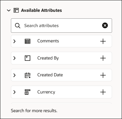 Available Attributes