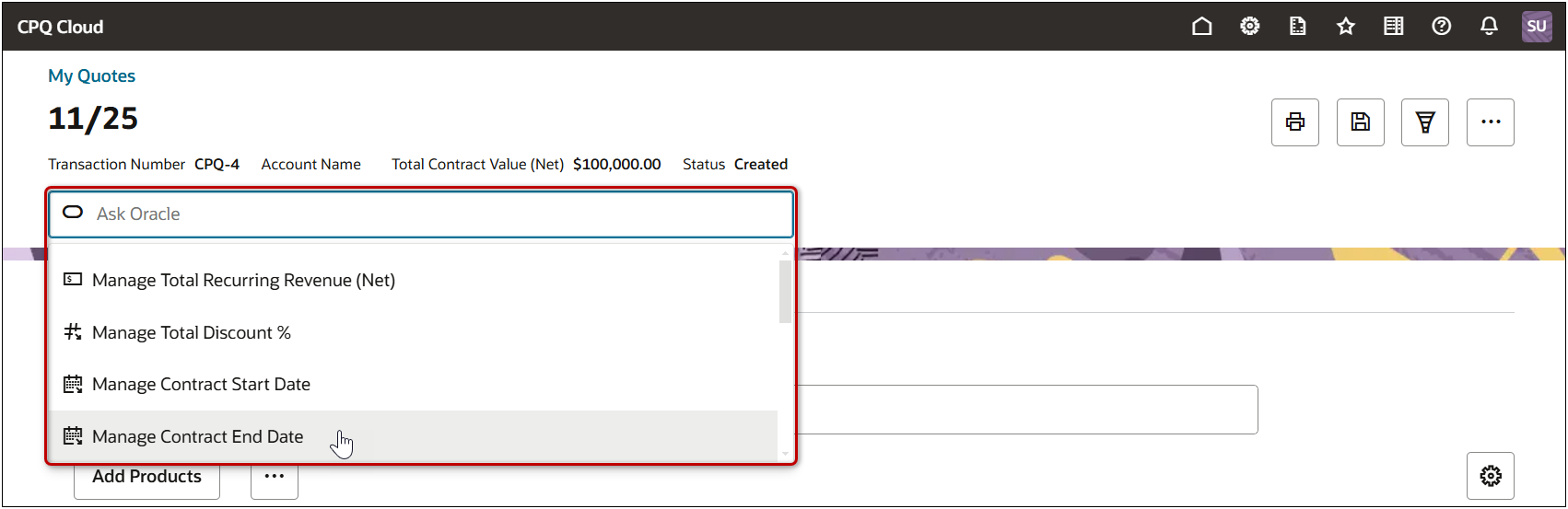 Redwood - Assist Bar (Ask Oracle)