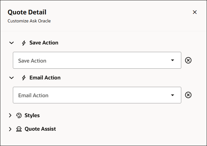 Customize Ask Oracle