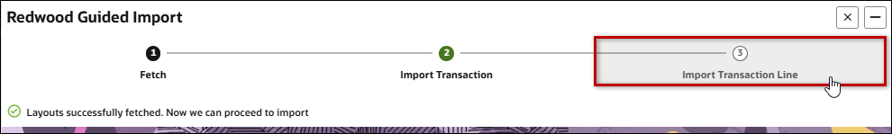 Import Transaction Line