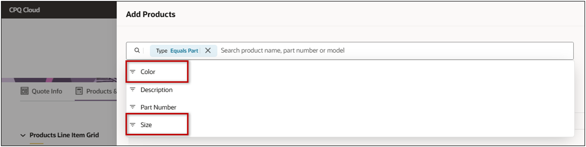 Product Search - Filter
