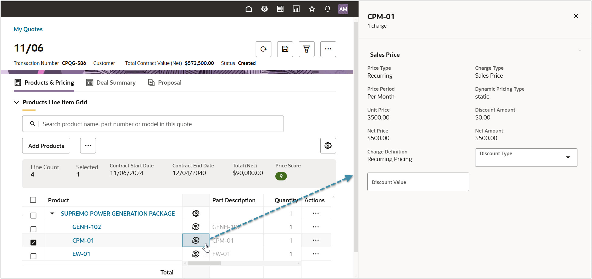 Redwood Transaction UI Charges