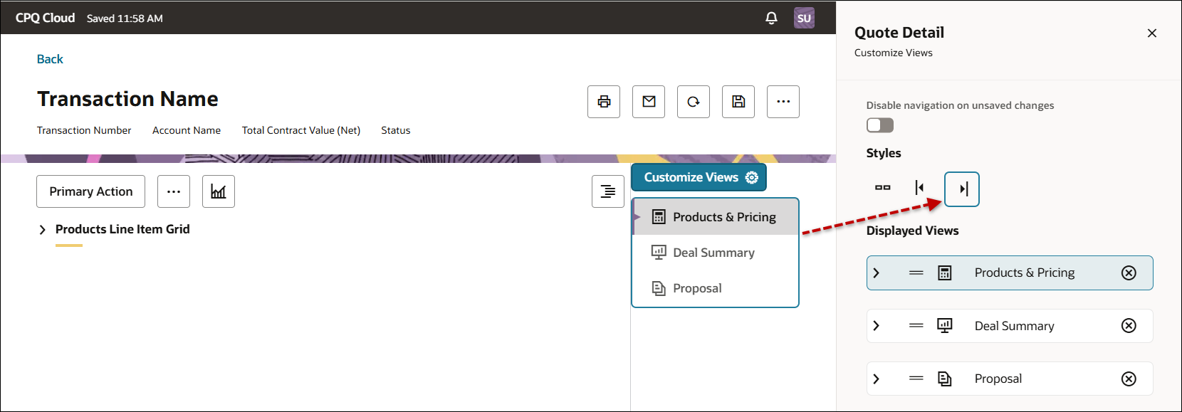 Vertical Right Views