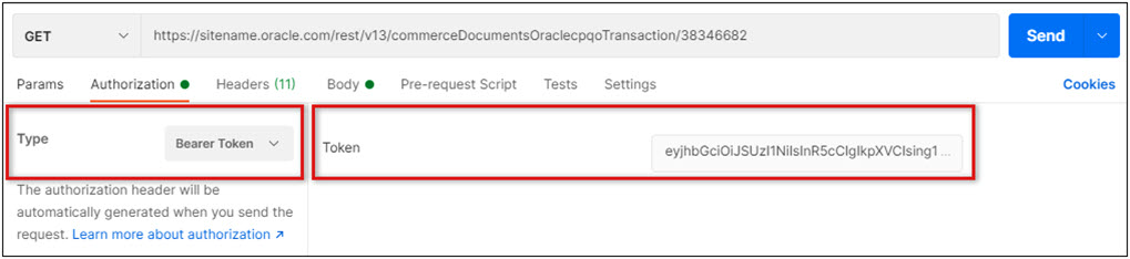 Bearer Token in Postman